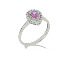 Ringe Gemoro Dame in Weißgold Zaffiro AC442B.ROSA